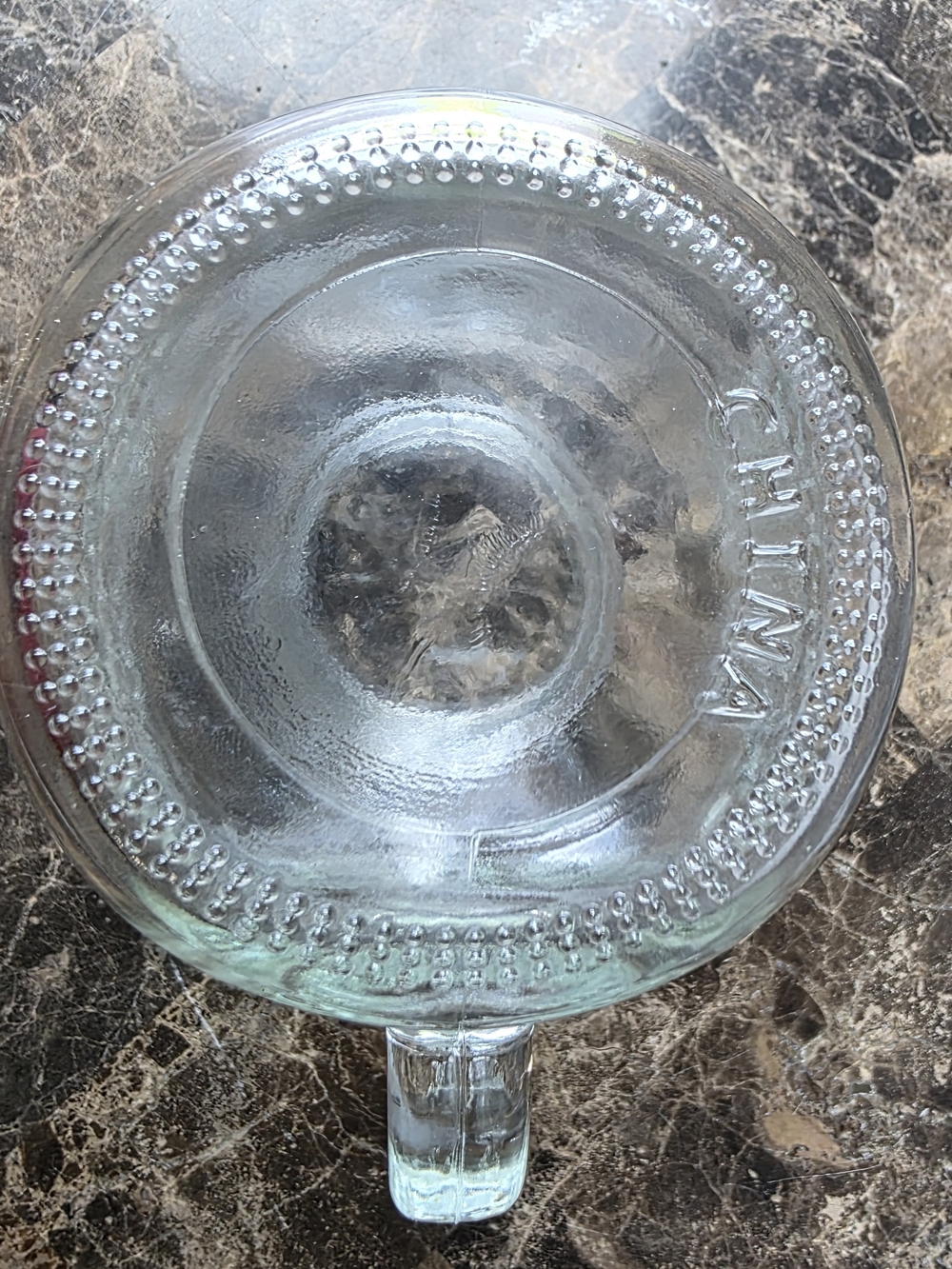 Clear Glass DICKS LAST RESORT Mason Jar Mug with Handle - Home Dining - Picture 4 of 6